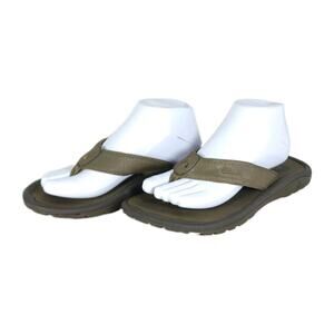 Olukai Men's Ohana US8 Brown Slip On Flat Thong Sandals